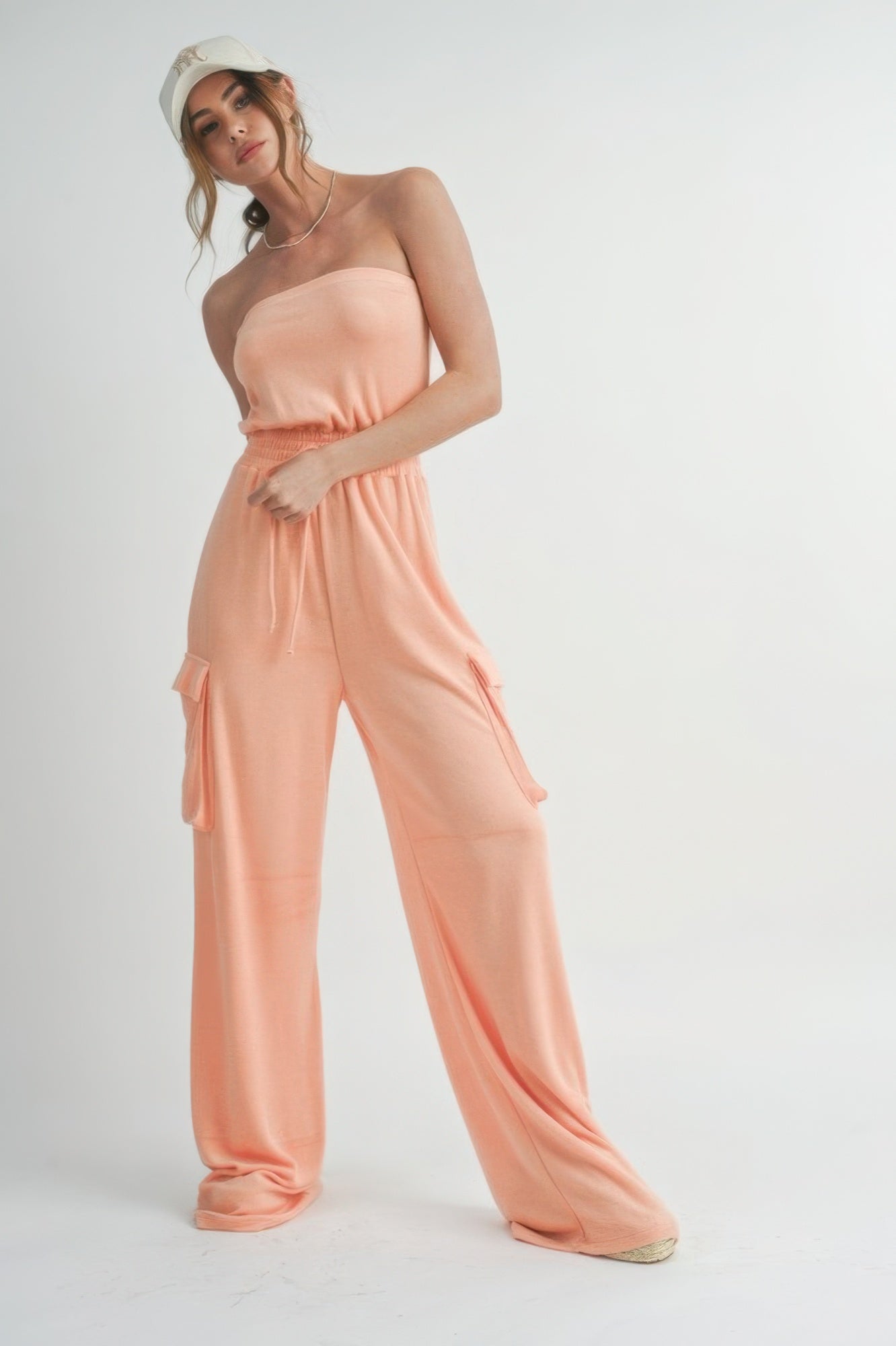 Tube Top  Jumpsuit Romper